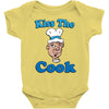 kiss the cook Baby Onesie