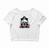 pirate panda Crop Top