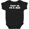 trust me i'm a jedi   funny printed mens Baby Bodysuit