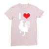 i love cock Ladies Fitted T-Shirt