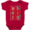 mexico with roses Baby Bodysuit