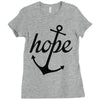 hope anchor religious Ladies Fitted T-Shirt