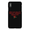 Men's of Quality Respect Women's Equality iPhoneX