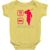 eat sleep battlefield Baby Bodysuit