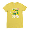 smash all the pots clearance Ladies Fitted T-Shirt