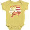 happy 4th of july Baby Bodysuit