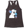 arctic fox adopt Racerback Tank