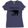 elephants never forget and they never forgive t shirt funny mens tee n Ladies Fitted T-Shirt