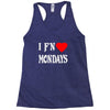 i f'n heart  mondays girls Racerback Tank