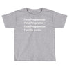 Revolution I Write Code Toddler T-shirt