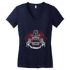 black knight coat of (no) arms Women's V-Neck T-Shirt
