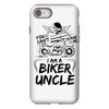 You Cant Scare Me I am Biker Uncle iPhone 8