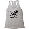 i'm not cat Racerback Tank