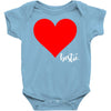 Besties Heart Family Matching Baby Bodysuit