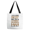 I Hate Being Sexy But I'm A Chubby Bearded Man So I Can't Help It Tote Bags
