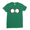 googly eyes Ladies Fitted T-Shirt