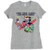 lion mouth hands Ladies Fitted T-Shirt