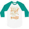 scary krampus 3/4 Sleeve Shirt