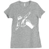 snowboarder freestyle piste snowboarden sport Ladies Fitted T-Shirt
