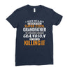 I Never Dreamed I'd Grow Up To Be A Super Cool Grandfather Of Freaking Ladies Fitted T-Shirt
