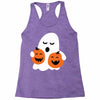 pumpkin with boo Racerback Tank