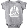 coneheads   eierkopf retro kult serie lustig dickkopf glatze Baby Onesie