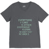 everything i like girls V-Neck Tee