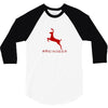#reindeer 3/4 Sleeve Shirt