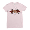 December  Peeking Out Baby Boy Ladies Fitted T-Shirt