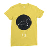 Leo Zodiac Sign Minimal Design Ladies Fitted T-Shirt