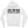 opinions Zipper Hoodie