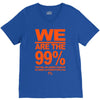 we are the 99% t shirt occupy wall street anti corporate greed black V-Neck Tee