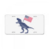 Patriotic T-Rex License Plate