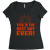 best day (2) Women's Triblend Scoop T-shirt