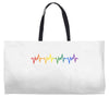 LGBT Heartbeat Weekender Totes