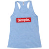 simple red Racerback Tank