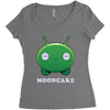 Final Space Mooncake Women's Triblend Scoop T-shirt