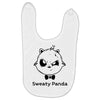 sweaty panda Baby Bibs