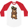pirate bear 3/4 Sleeve Shirt