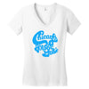chicago house music Women's V-Neck T-Shirt