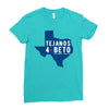 tejanos for beto Ladies Fitted T-Shirt