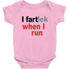 funny i fartlek Baby Bodysuit