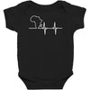 my heart pumps africa Baby Bodysuit