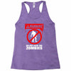 zombie  do not feed the zombies fun Racerback Tank