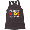 protect kids not guns Racerback Tank