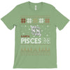 santa pisces christmas ugly t shirts T-Shirt