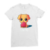 puppy love Ladies Fitted T-Shirt