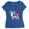2015 year of the goat mandarin chinese Women's Triblend Scoop T-shirt