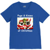 pug dog christmas V-Neck Tee
