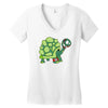 tortue nazie zombie Women's V-Neck T-Shirt